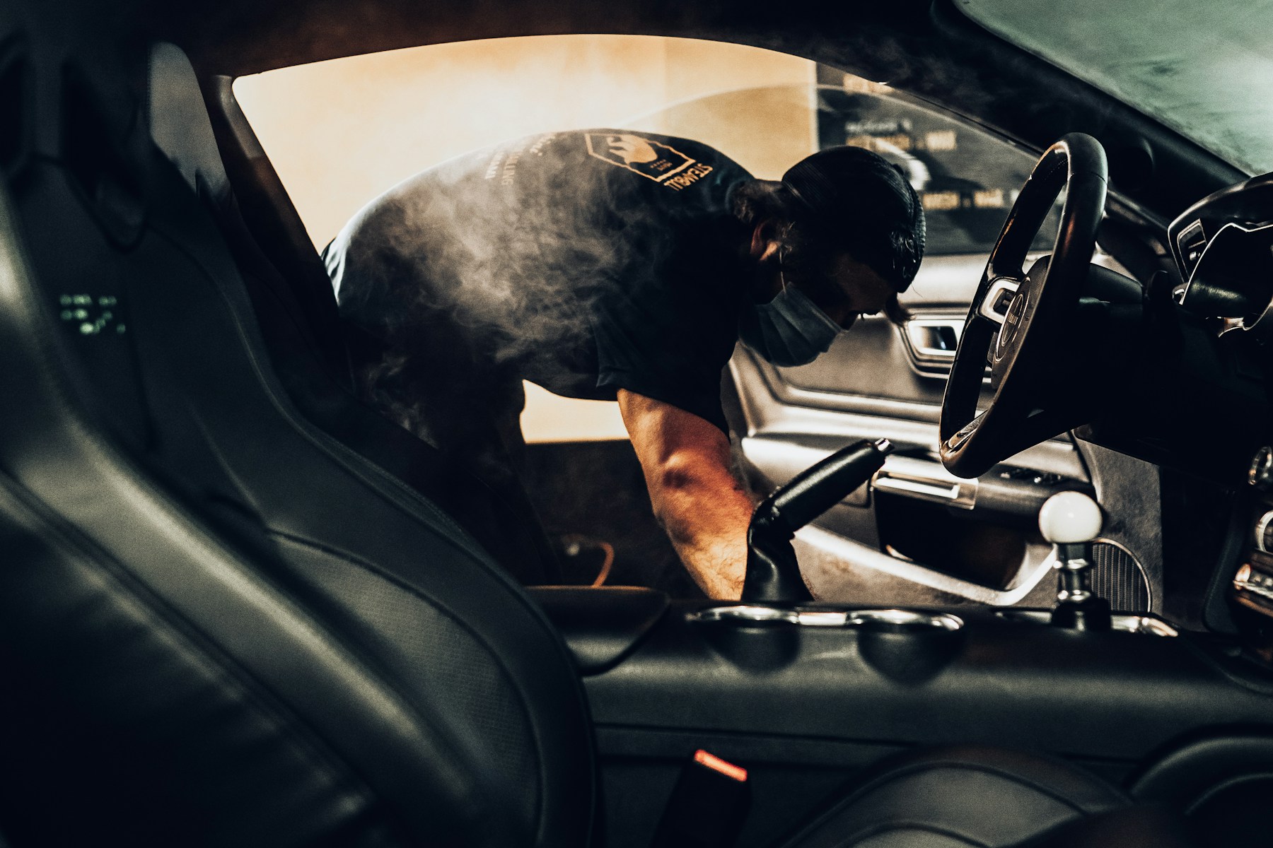 Representative image of a freshly cleaned modern vehicle interior